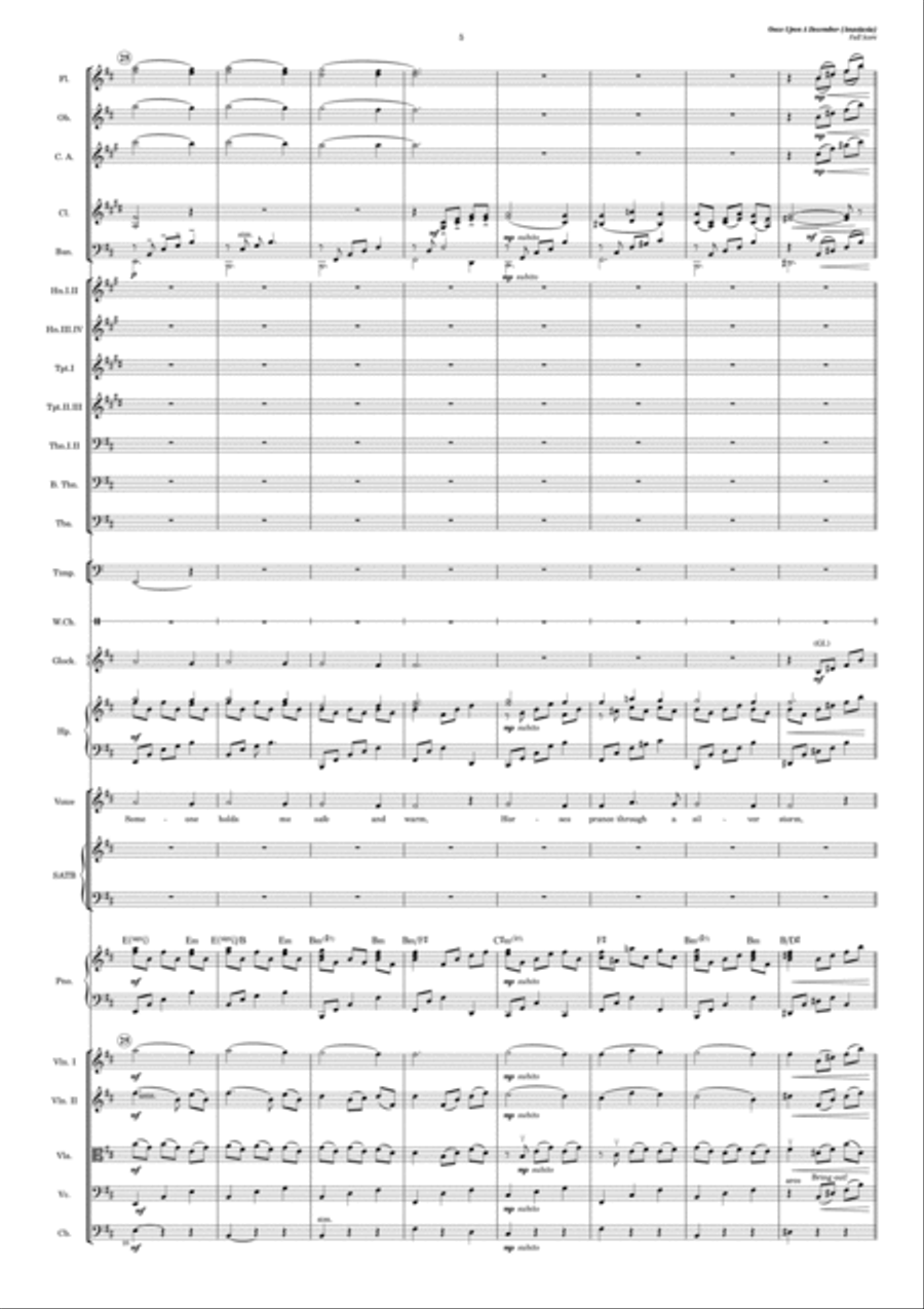 Once Upon A December Full Orchestra scores gallery preview page 5