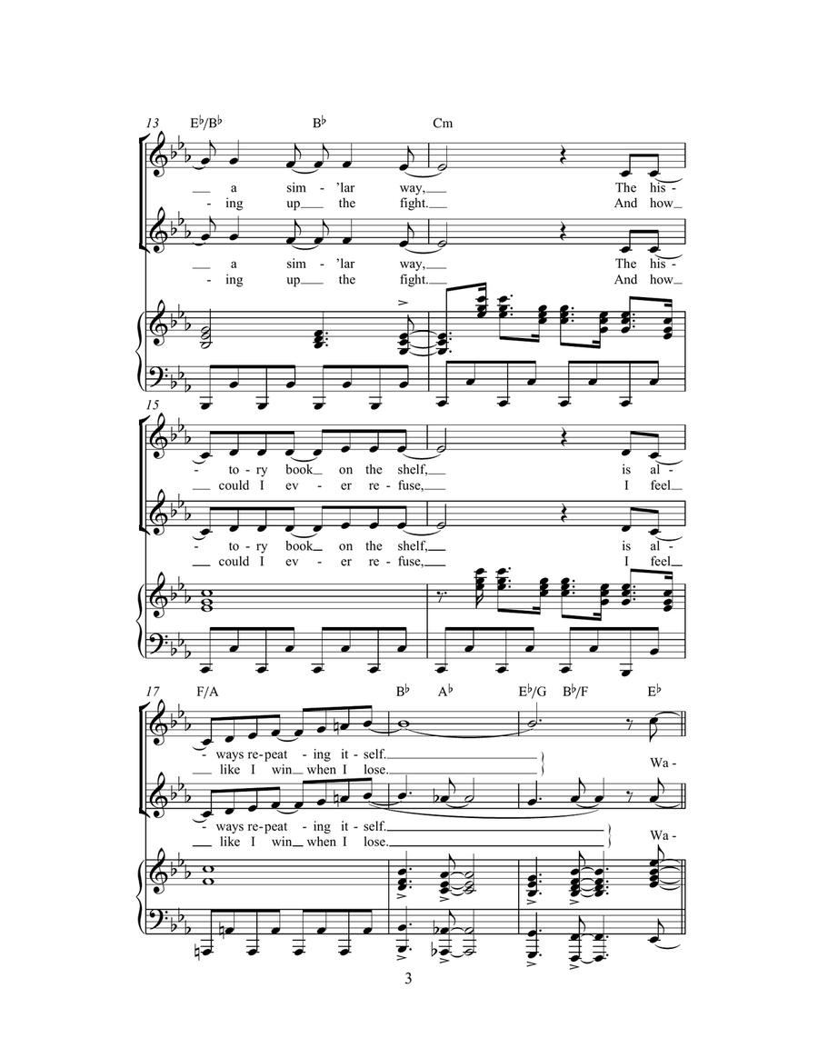 Waterloo (arr. Rick Hein) 2-Part scores gallery preview page 3