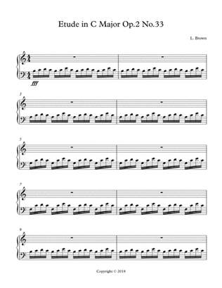 Etude in C Major Op.2 No.33