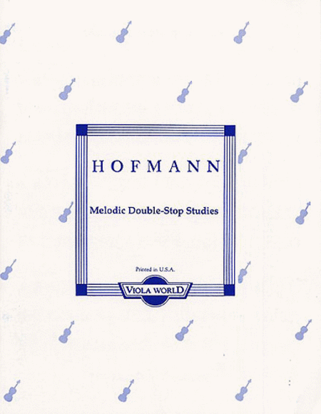 Melodic Double-Stop Studies Op.96 (Viola)