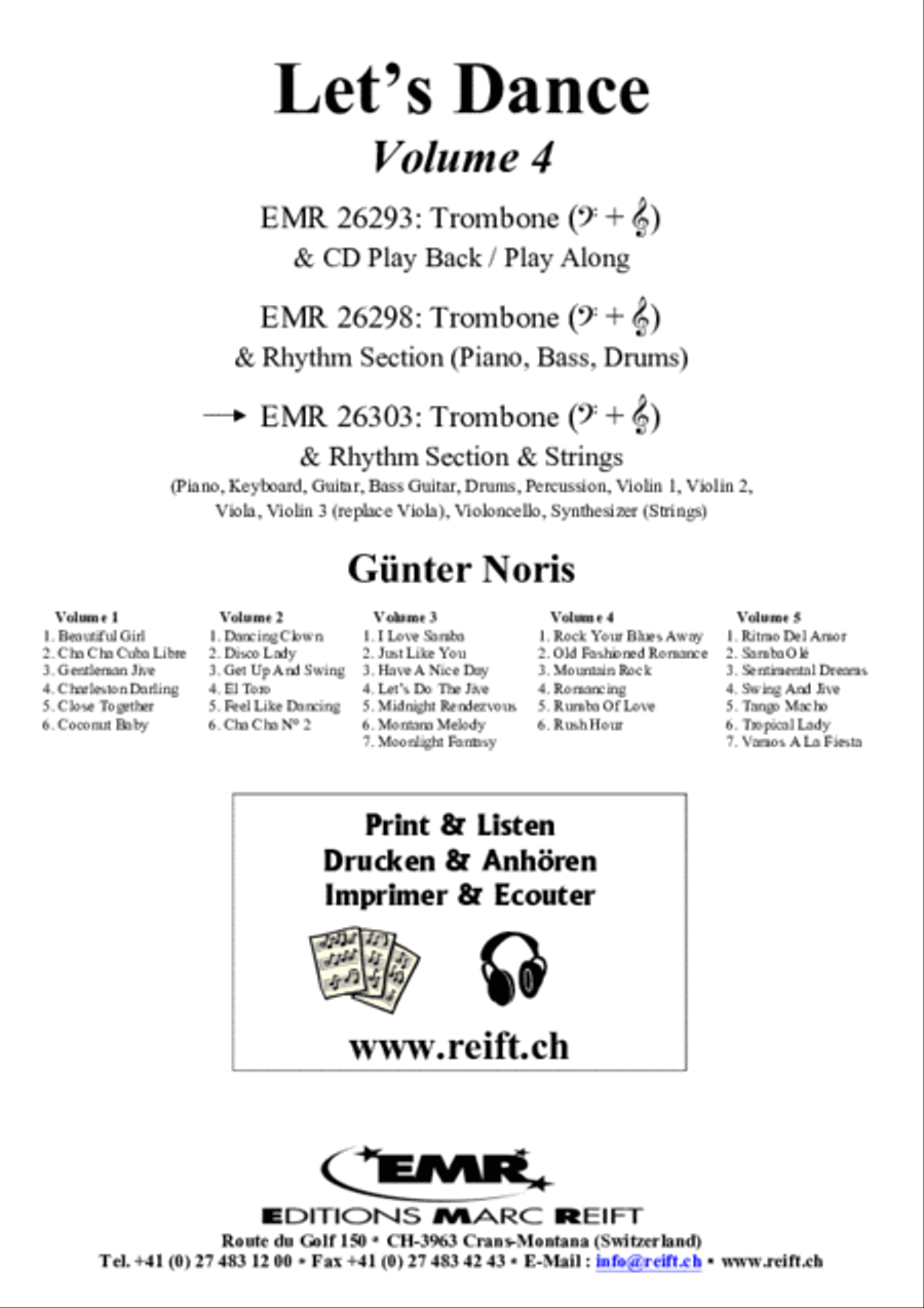 Let's Dance Volume 4 Trombone scores gallery preview page 2