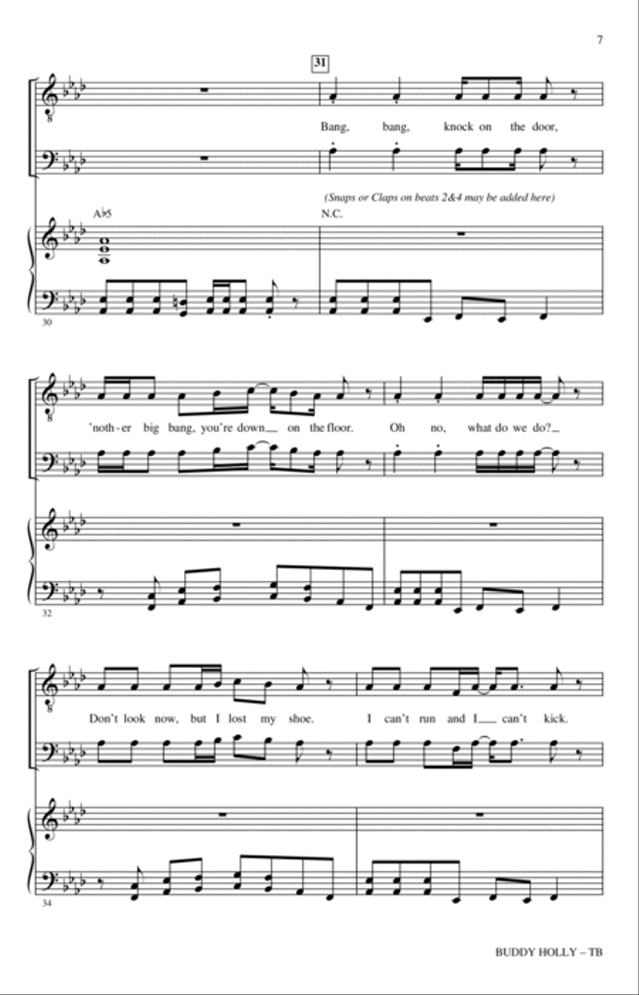 Buddy Holly (arr. Roger Emerson) TB scores gallery preview page 6