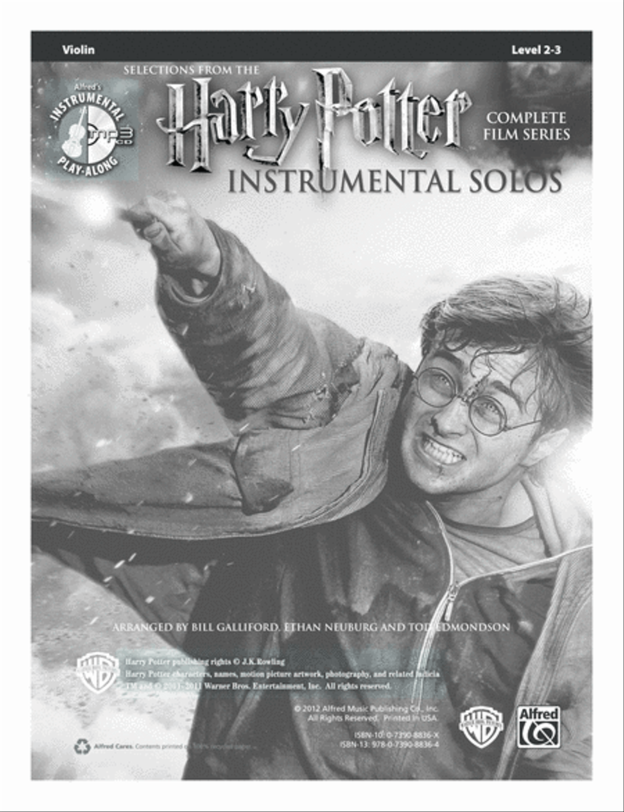 Harry Potter Instrumental Solos for Strings String Orchestra scores gallery preview page 9