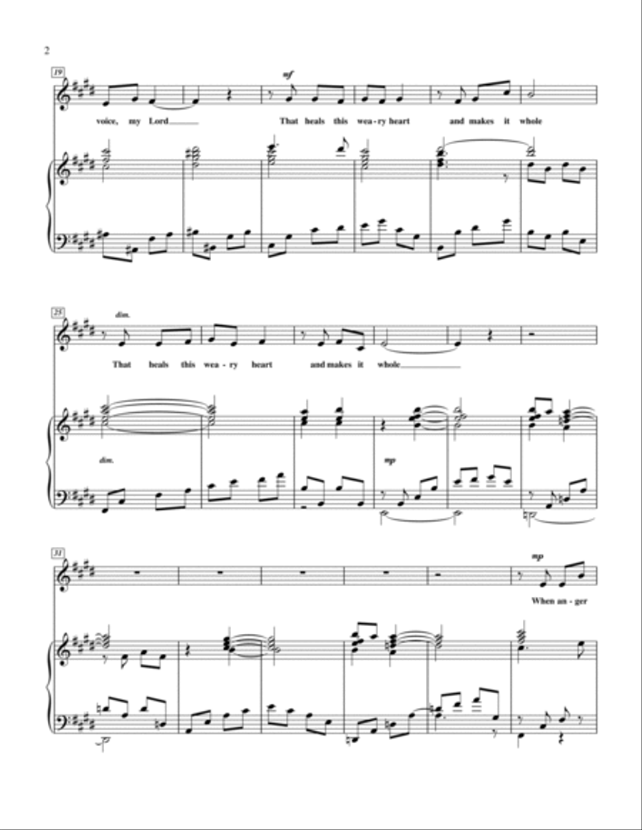 A Sanctuary Heart A Sanctuary Heart Voice Solo scores gallery preview page 2