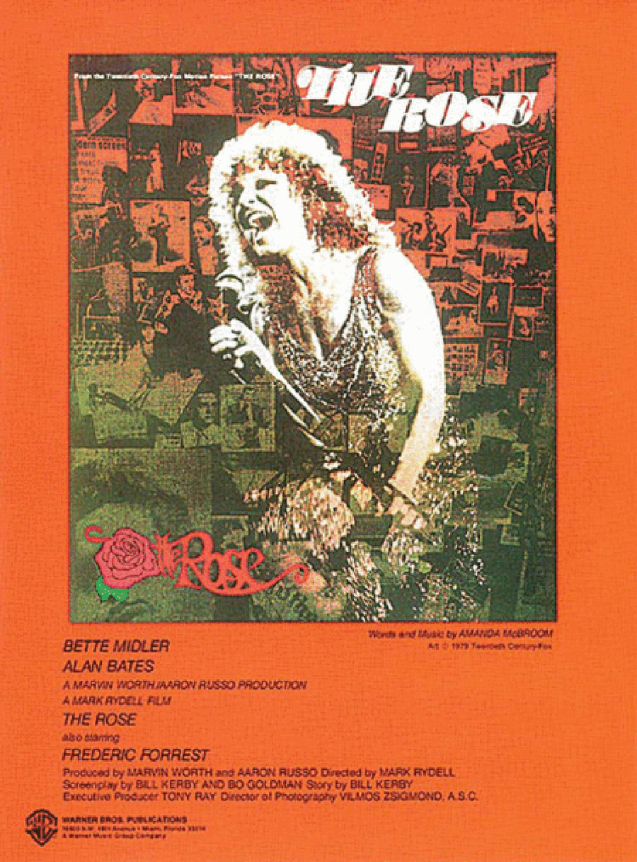 The Rose Piano, Vocal, Guitar scores gallery preview page 1