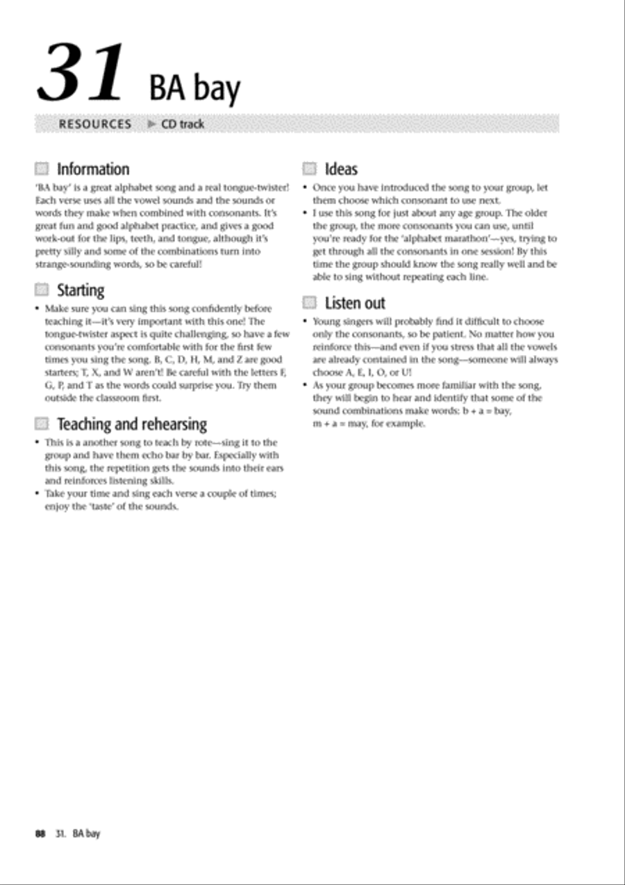 Young Voiceworks Unison Choir scores gallery preview page 38