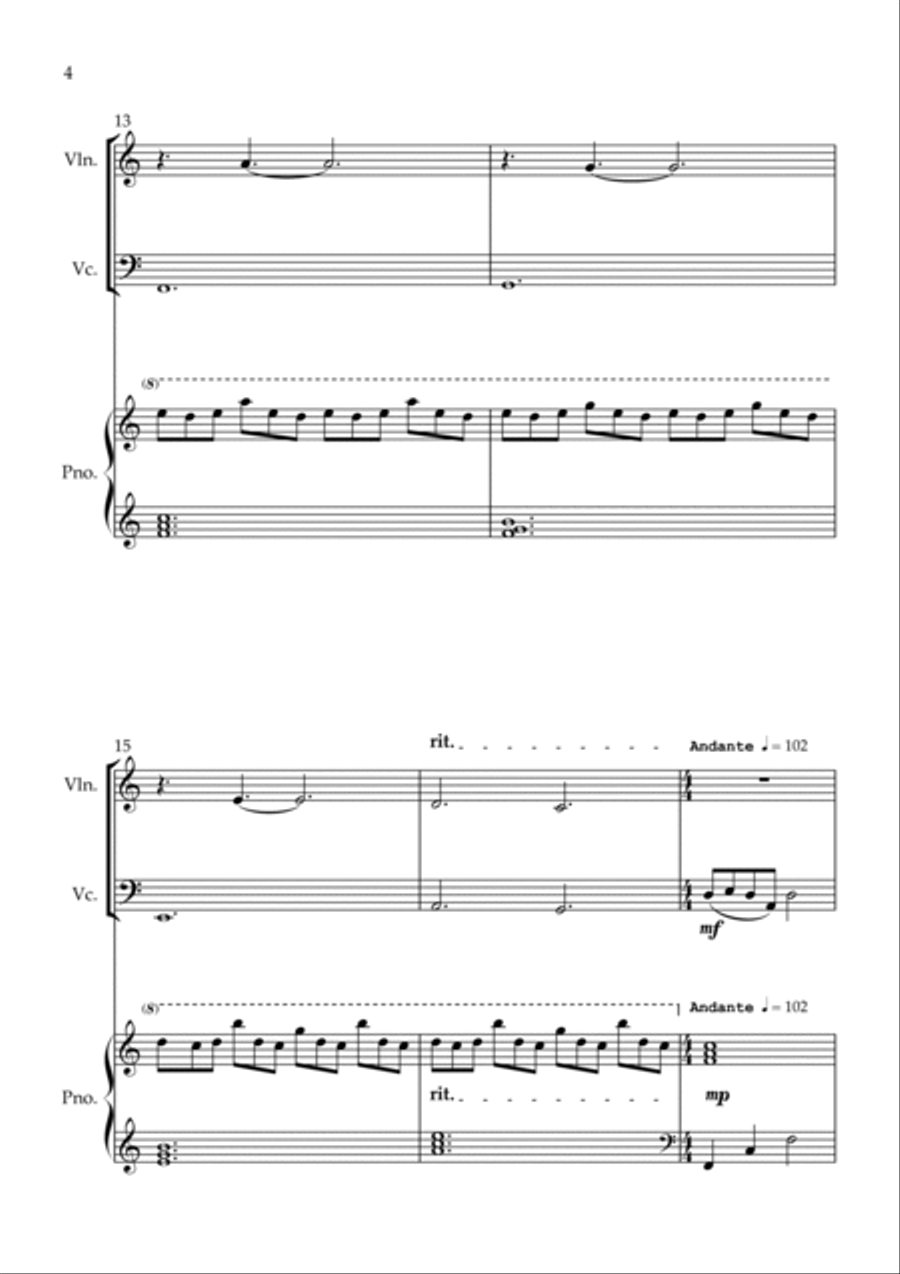 Forbidden Colours Piano Trio scores gallery preview page 4