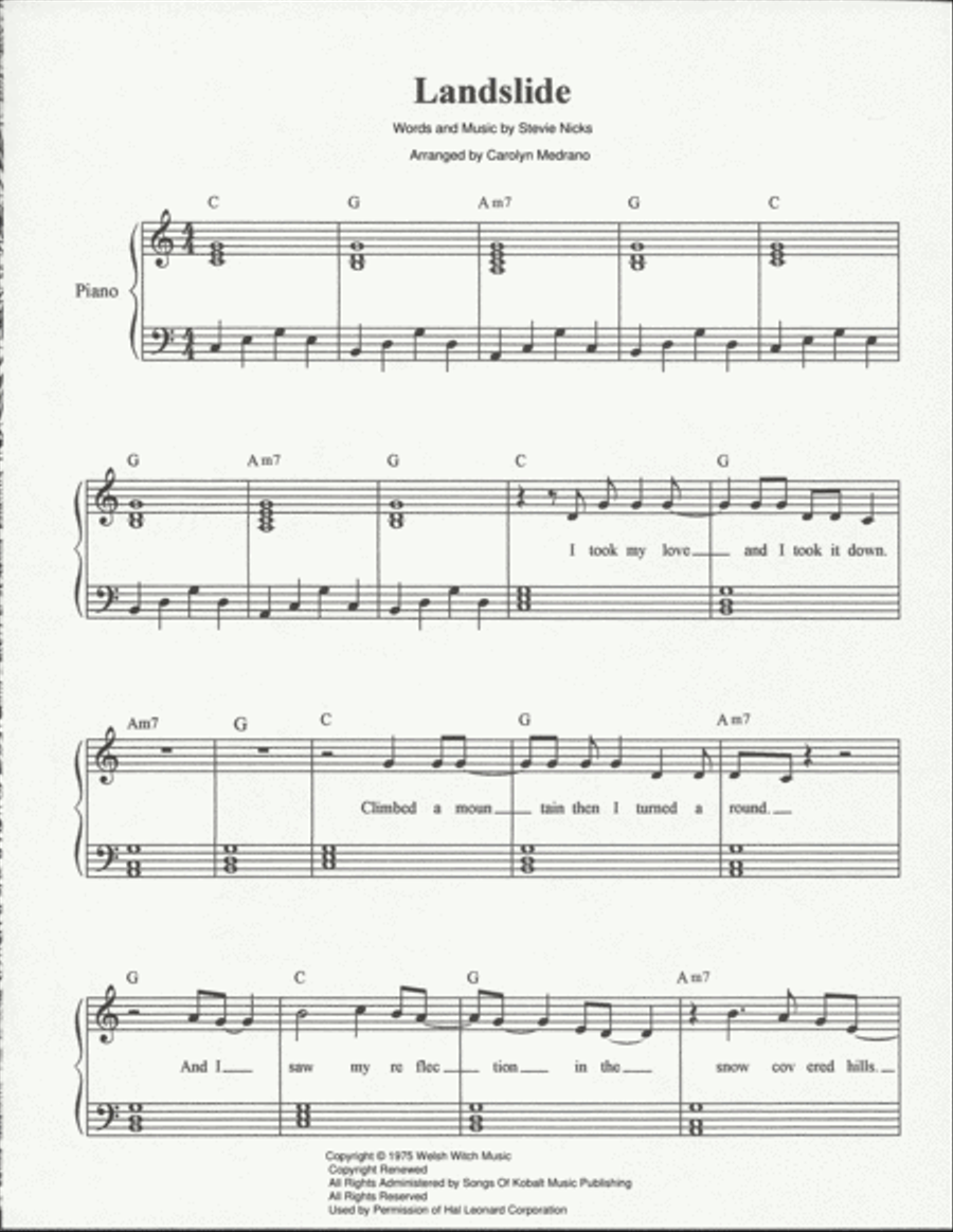 Landslide Voice scores gallery preview page 1