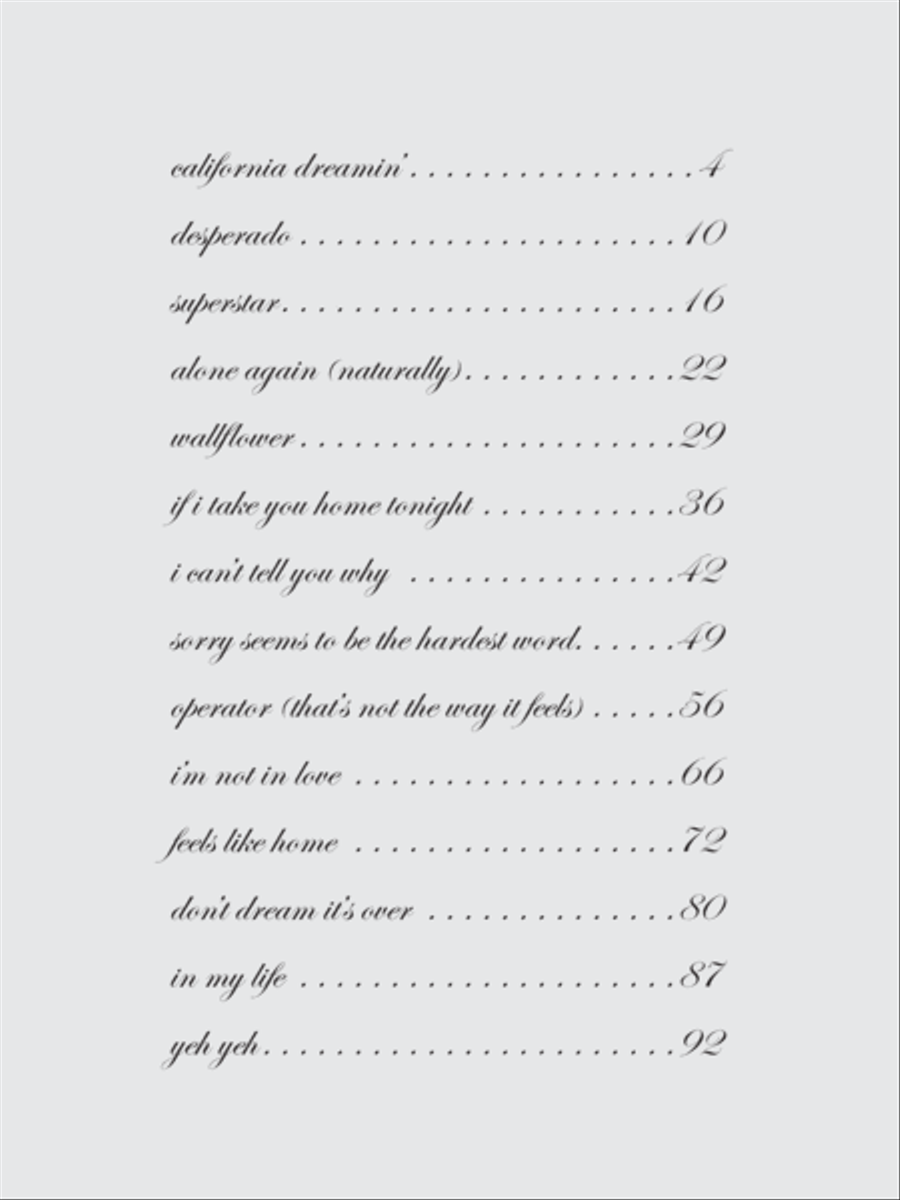 Diana Krall -- Wallflower Piano, Vocal, Guitar scores gallery preview page 3