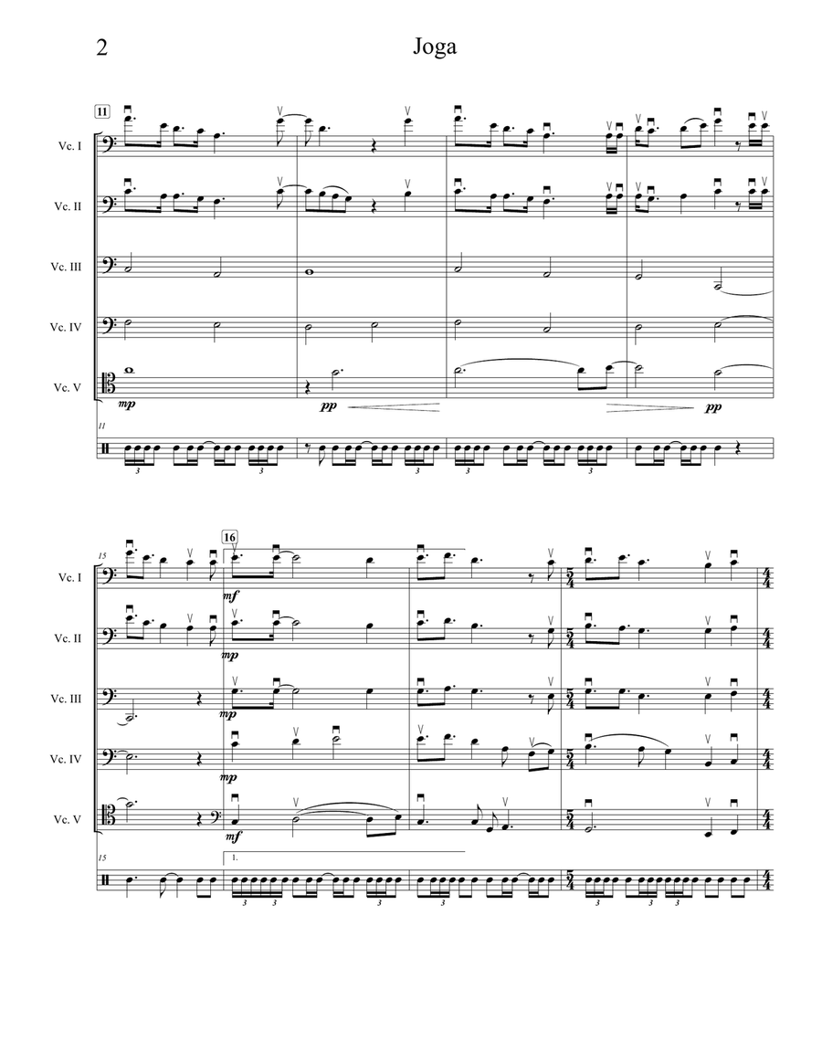 Joga Small Ensemble scores gallery preview page 2