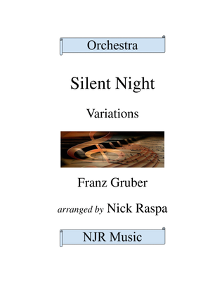 Book cover for Silent Night - Variations (Full Orchestra) Full Set