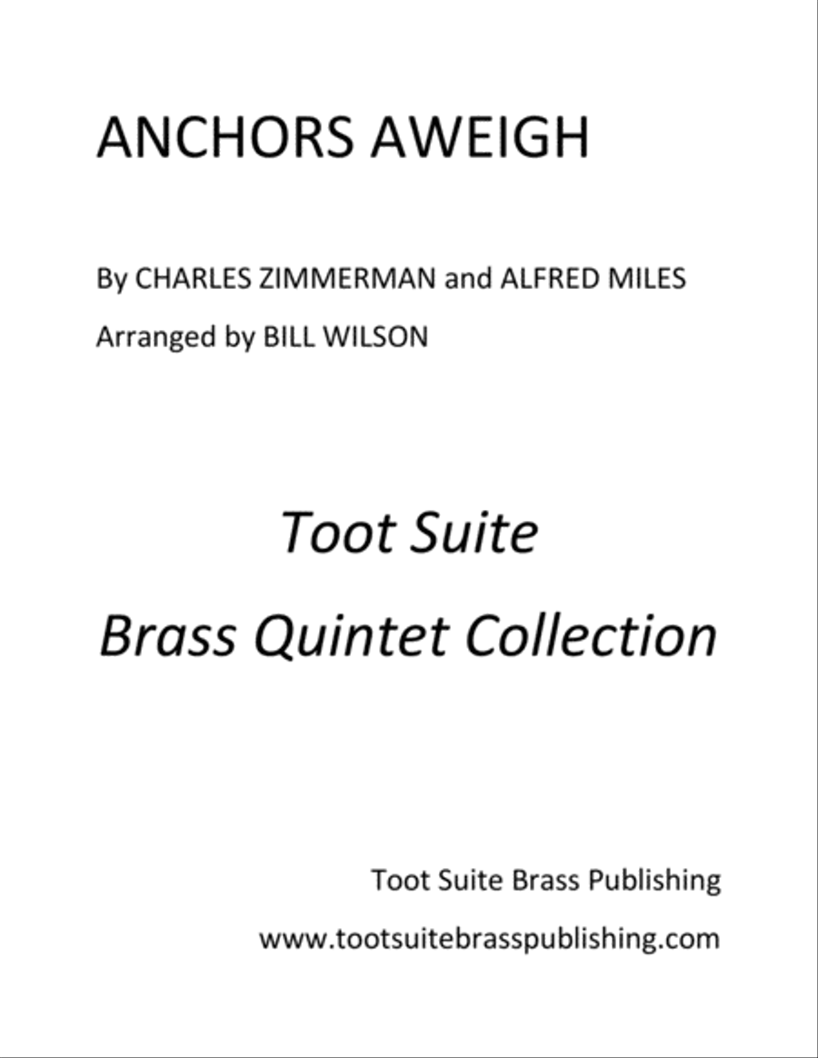 Anchors Aweigh Brass Quintet scores gallery preview page 1