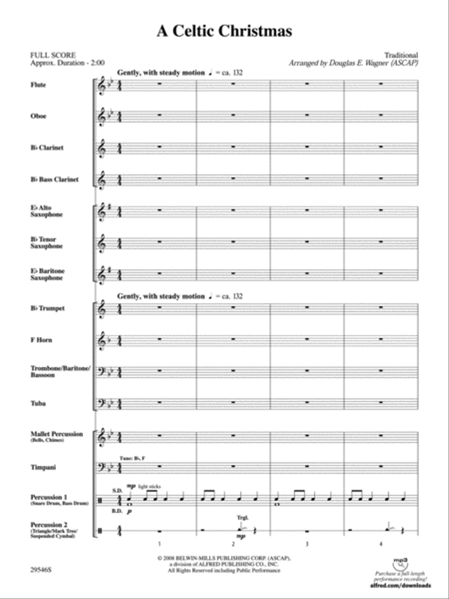 A Celtic Christmas A Celtic Christmas Concert Band scores gallery preview page 2