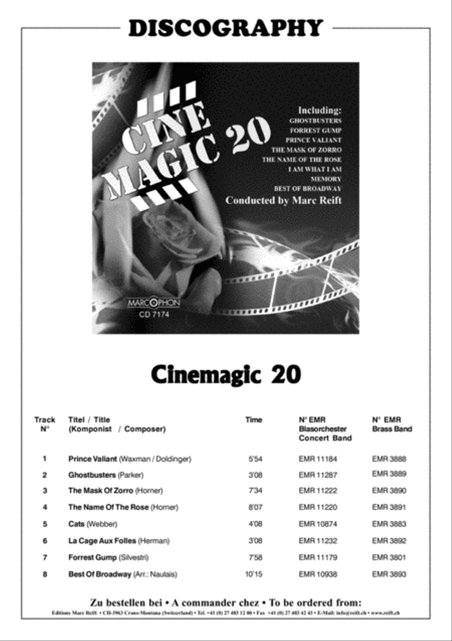 Ghostbusters Concert Band scores gallery preview page 3