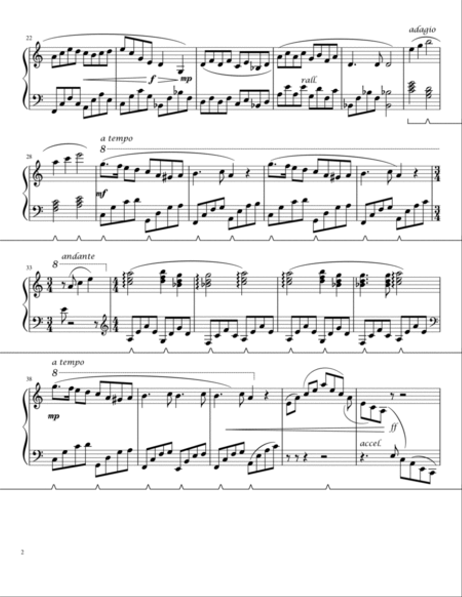 Daybreak Piano Solo scores gallery preview page 2