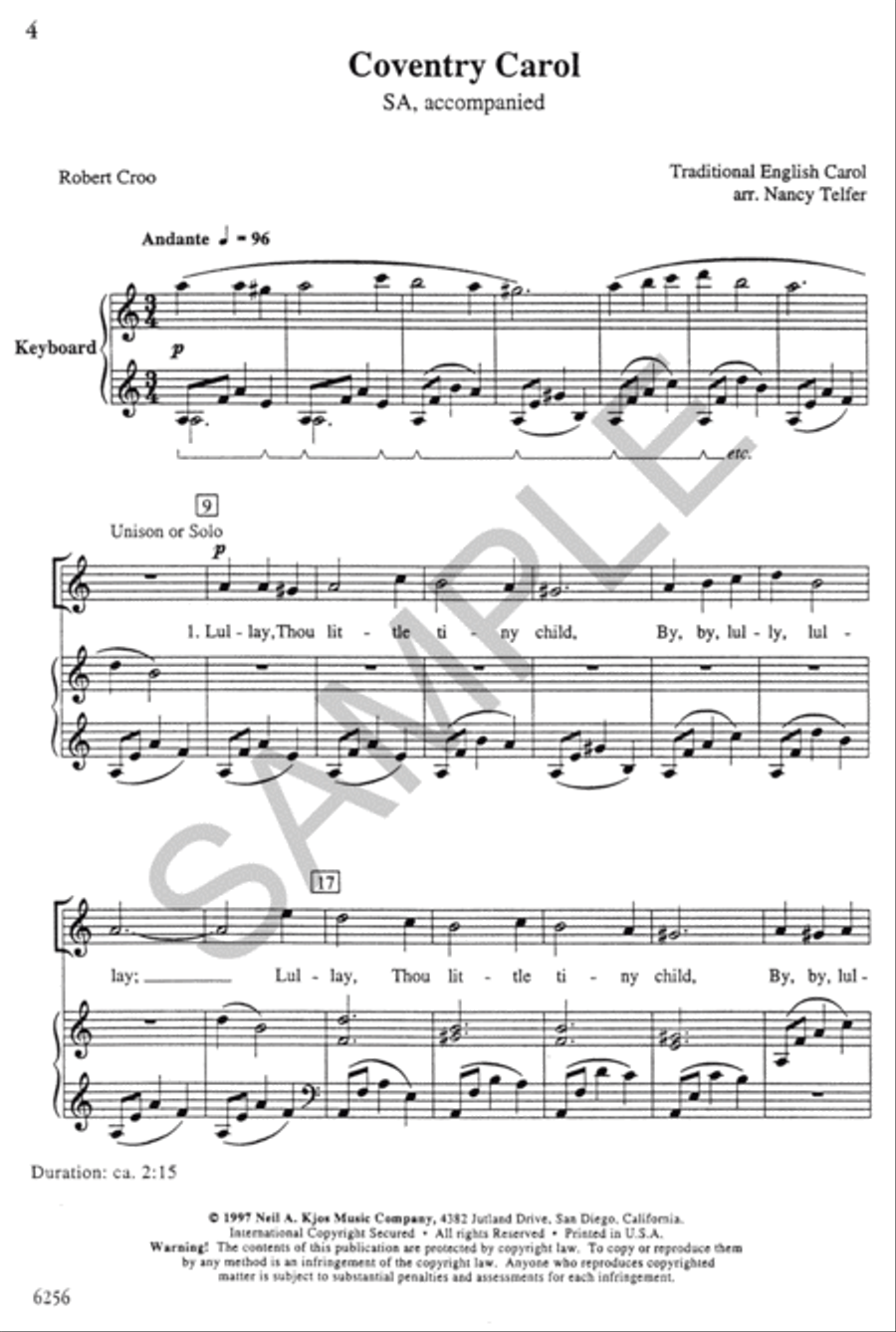 Coventry Carol Coventry Carol SA scores gallery preview page 2