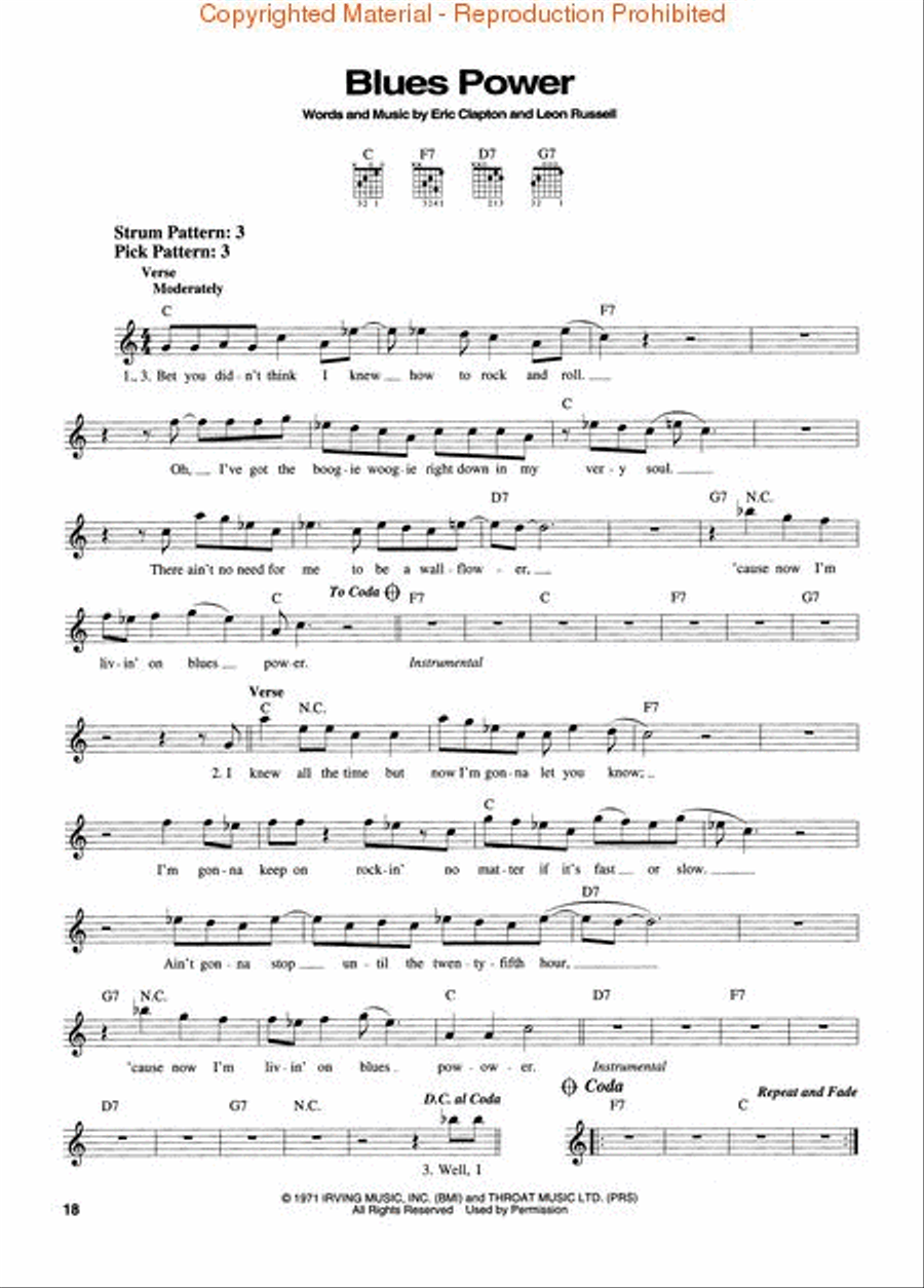 The Eric Clapton Book The Eric Clapton Book Electric Guitar scores gallery preview page 4