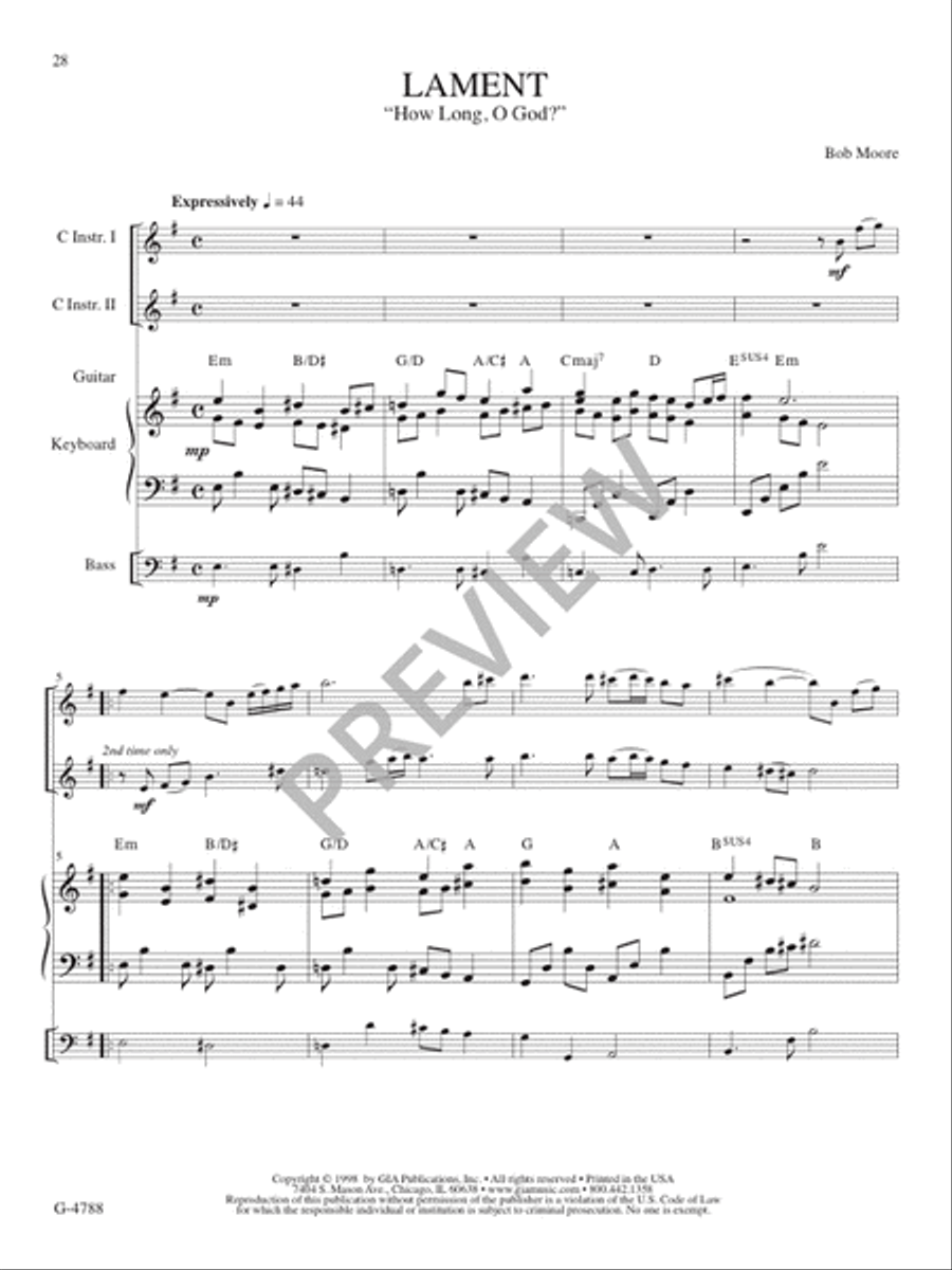 Music for Contemporary Ensemble - Volume 2 Guitar scores gallery preview page 17