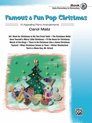 Book cover for Famous & Fun Pop Christmas, Book 2