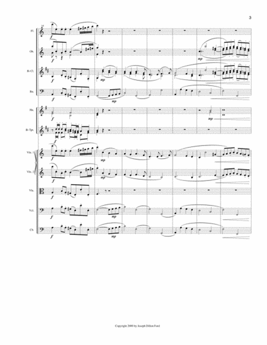 Piano Concerto No. I in C Major ("Schroedinger's Cat") - Orchestral Score and Parts - 1st movement image number null