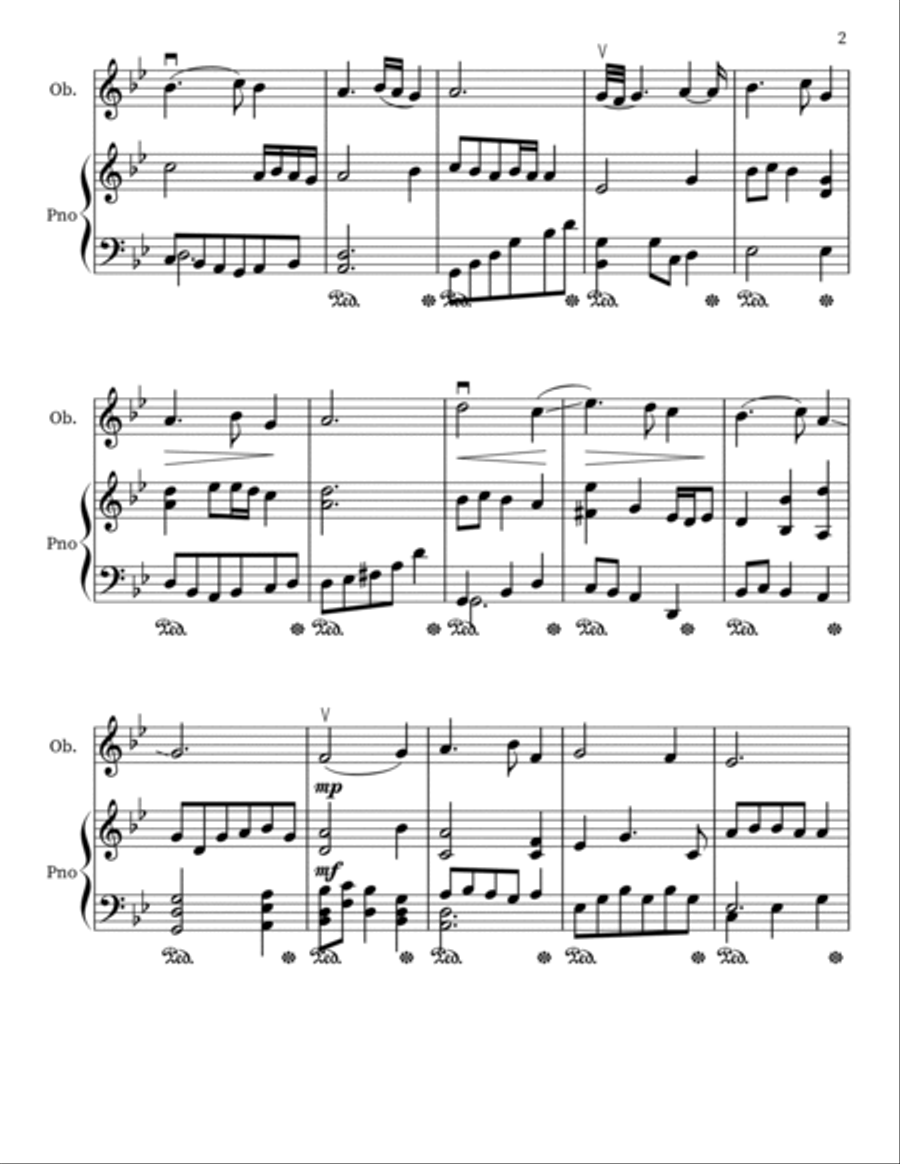 The Serpent Princess (For Oboe) Piano scores gallery preview page 2