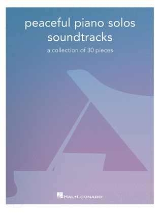 Book cover for Peaceful Piano Solos: Soundtracks