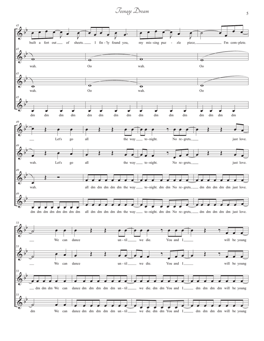 Teenage Dream Teenage Dream SSAA scores gallery preview page 5