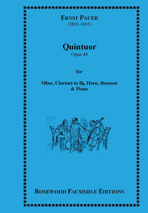 Book cover for Quintet, Op. 44