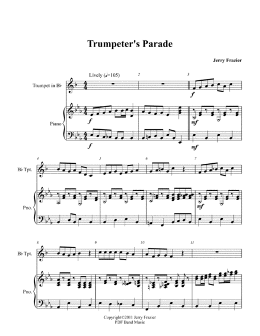 Trumpeter's Parade - Trumpet Solo Trumpet Solo scores gallery preview page 2