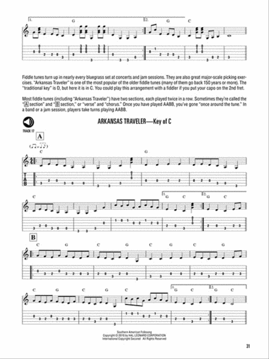 Hal Leonard Bluegrass Guitar Method Acoustic Guitar scores gallery preview page 6