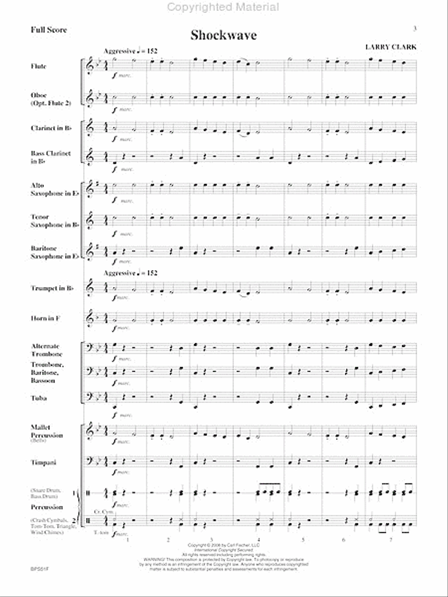 Shockwave Concert Band scores gallery preview page 4