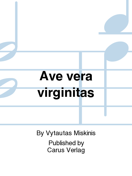 Ave vera virginitas image number null