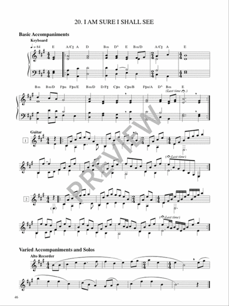 Christe Lux mundi - Instrument edition Guitar scores gallery preview page 48