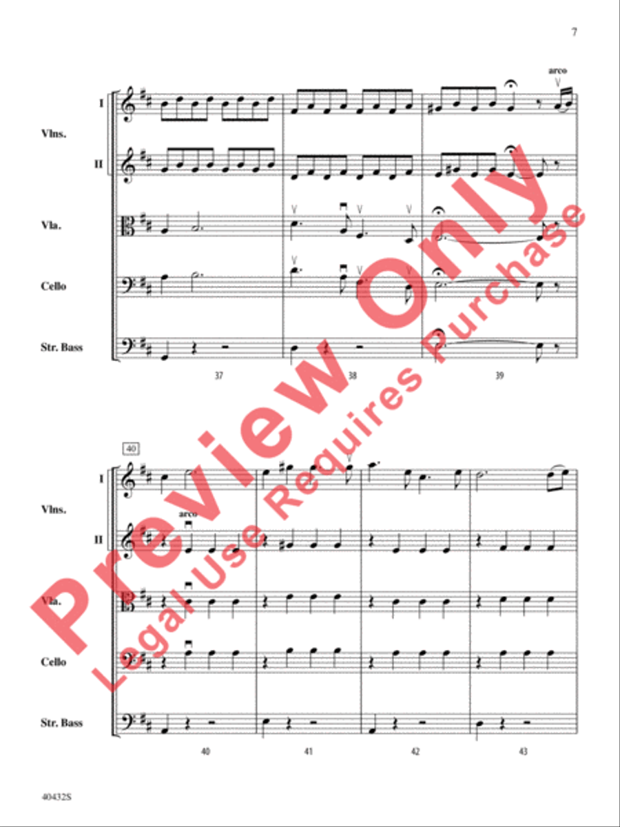 A Very Respectable Hobbit (from The Hobbit: An Unexpected Journey) String Orchestra scores gallery preview page 20