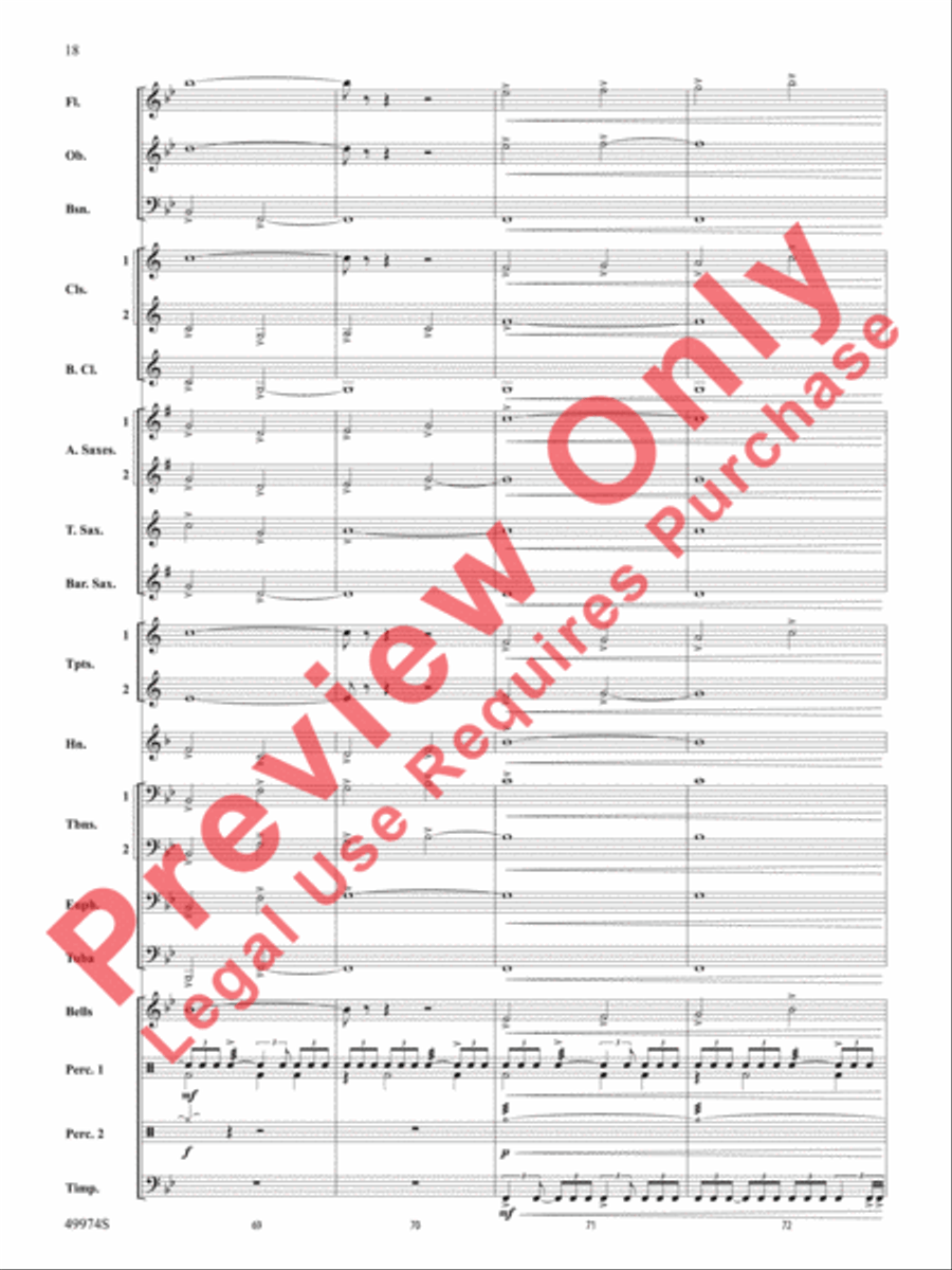Carry On With Pride Concert Band scores gallery preview page 19