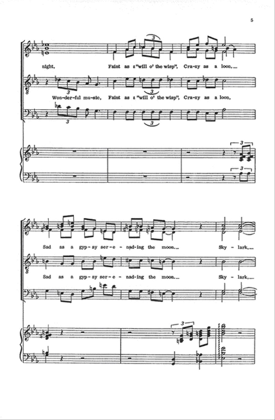 Skylark Skylark Divisi scores gallery preview page 5