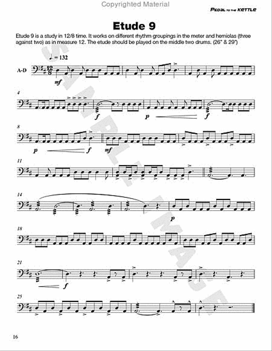 Pedal to the Kettle Percussion scores gallery preview page 8