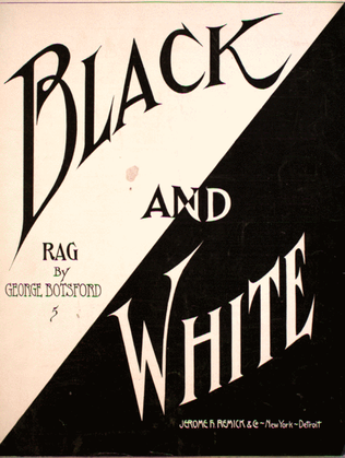Book cover for Black and White. Rag