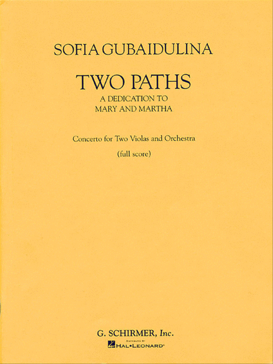 Two Paths - Concerto for Two Violas and Orchestra Orchestra scores gallery preview page 1