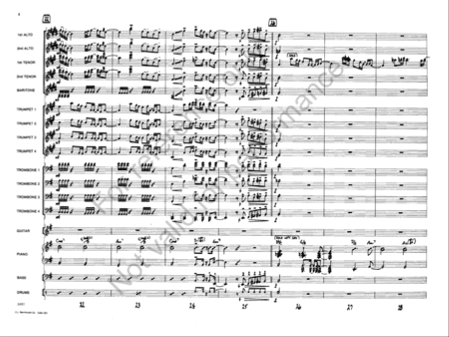 A Long Time Ago A Long Time Ago Jazz Ensemble scores gallery preview page 5