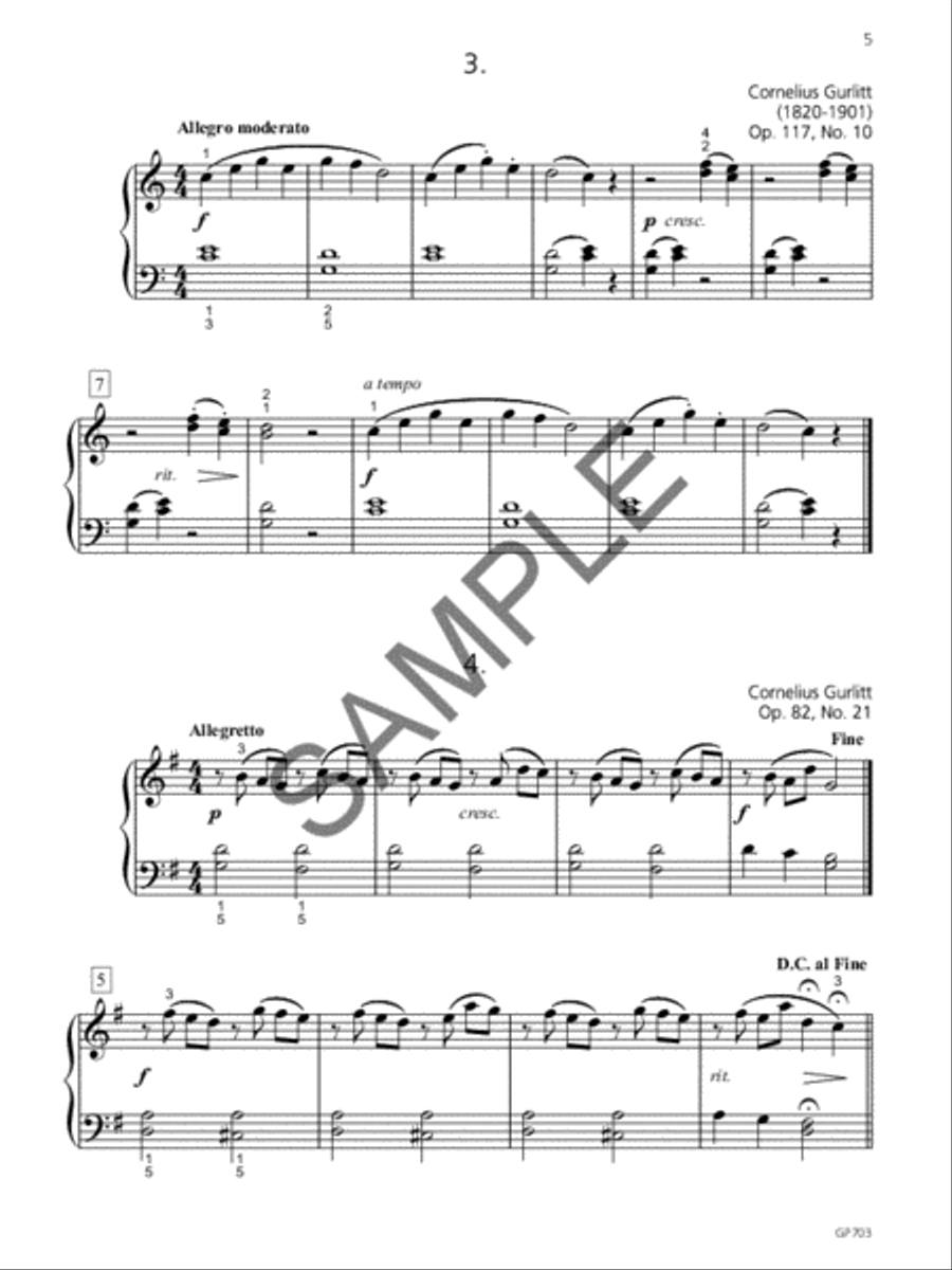 Piano Music For Sight Reading & Short Study Level 3 Piano Method scores gallery preview page 2