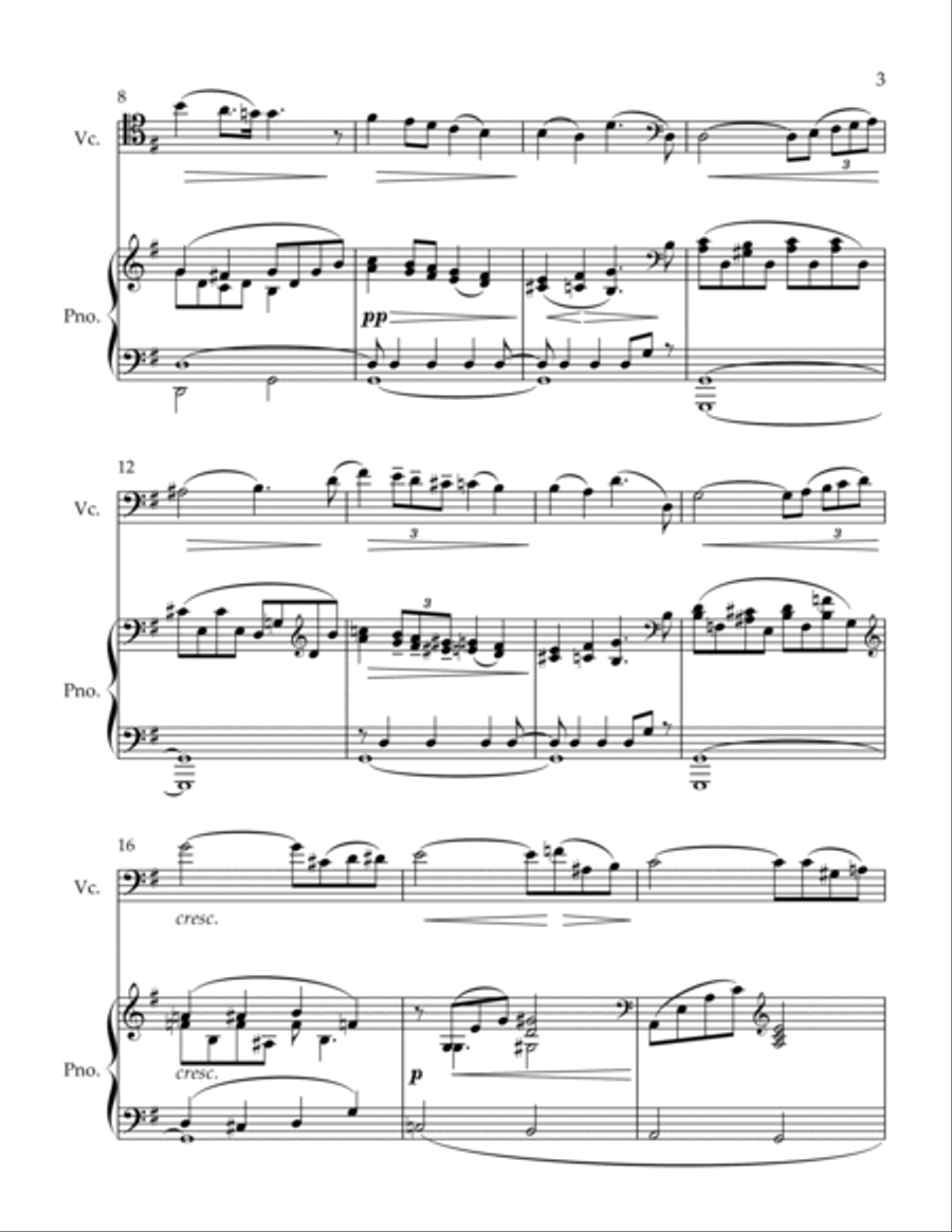 Gondoliera Piano scores gallery preview page 3
