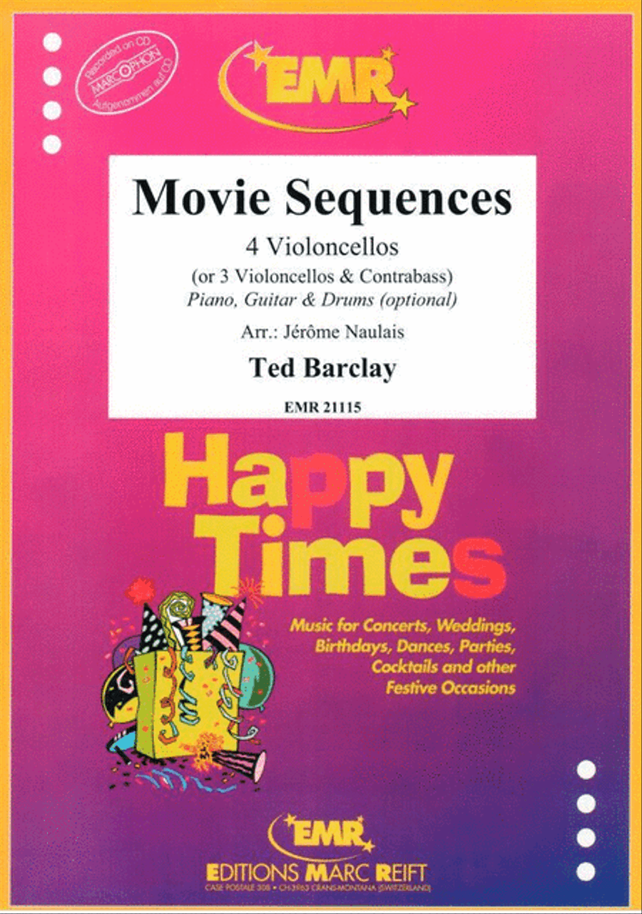 Movie Sequences Movie Sequences Cello scores gallery preview page 1