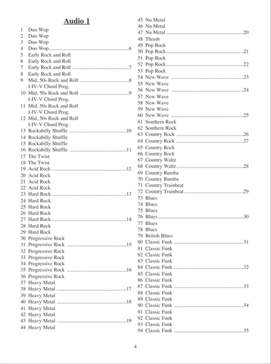 Encyclopedia of Bass Riffs Bass Guitar scores gallery preview page 5
