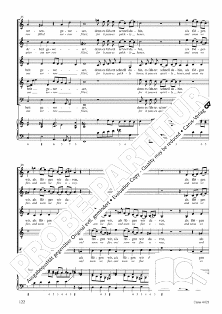 Schein: Israelsbrunnlein. Fontana d'Israel. Complete edition Choir scores gallery preview page 129