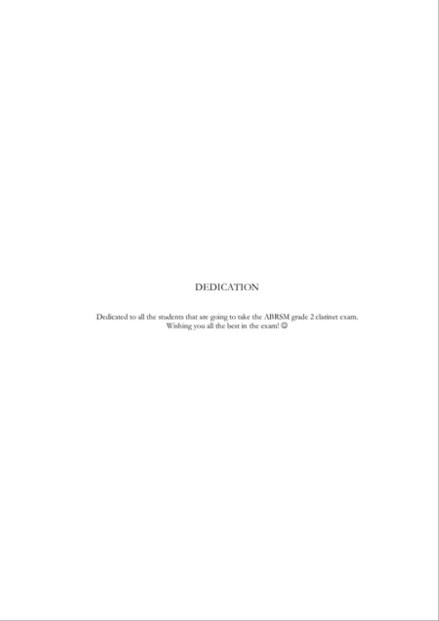 Grade 2 Clarinet Sight Reading Intensive Exercise Clarinet Solo scores gallery preview page 2