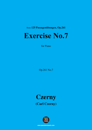 Book cover for C. Czerny-Exercise No.7,Op.261 No.7