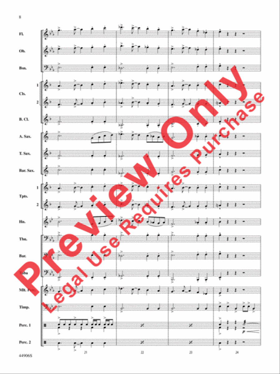 Pentagram Pentagram Concert Band scores gallery preview page 8