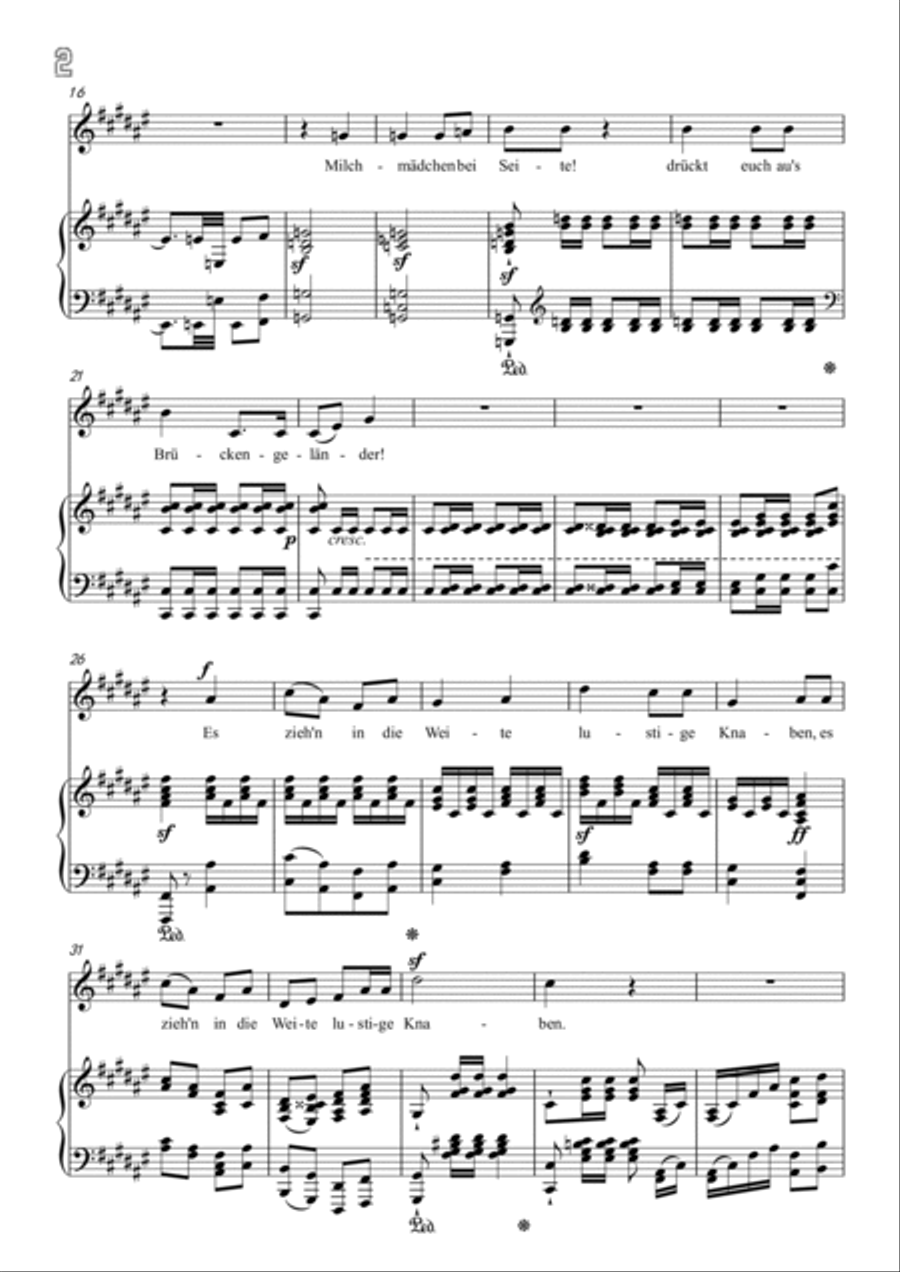 Schumann-Husarenabzug Op.125 No.5 in F♯ Major Voice scores gallery preview page 3