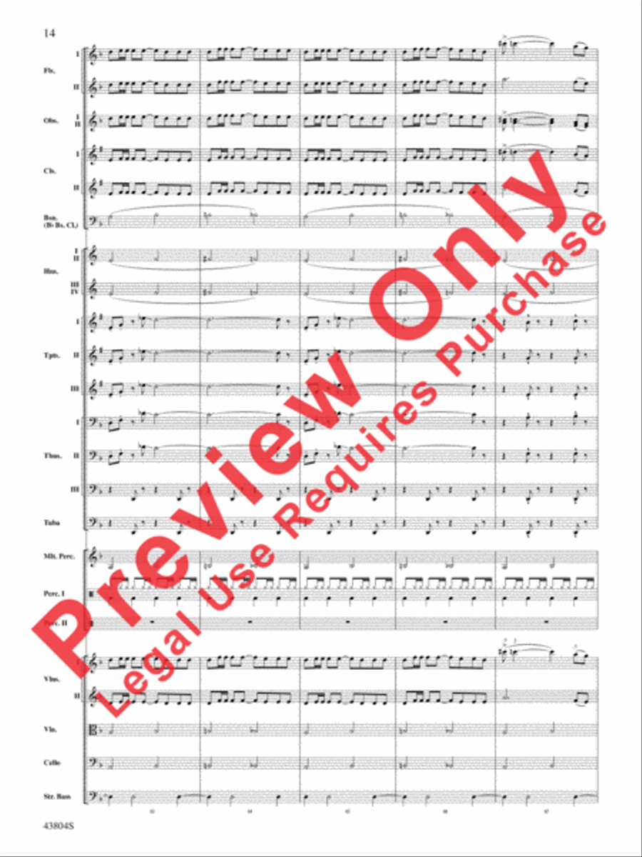James Bond Theme James Bond Theme Full Orchestra scores gallery preview page 15